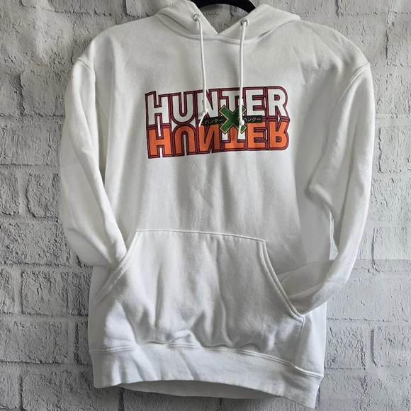 Hunter X Hunter Anime White Logo Hoodie Small - Picture 2 of 14